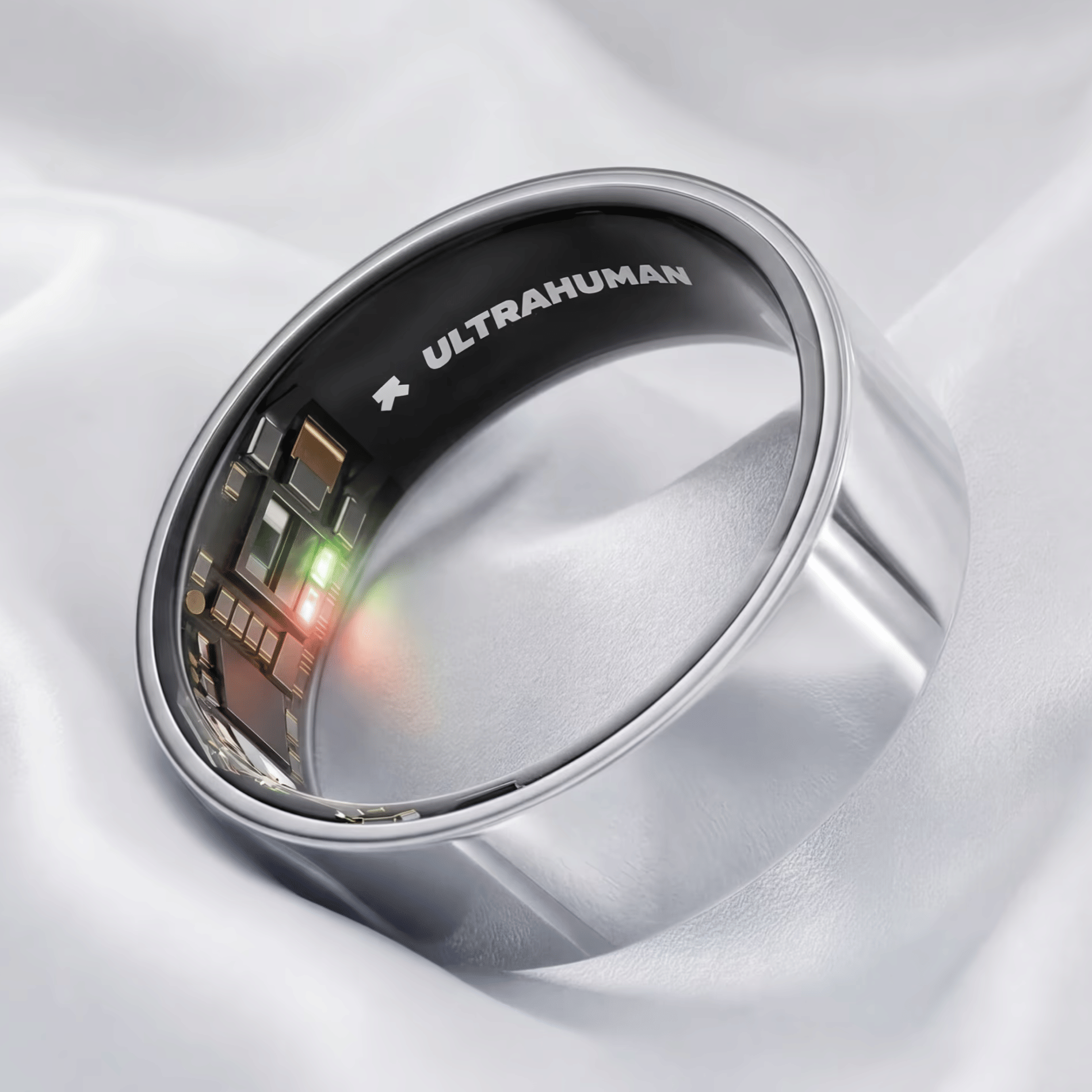 แหวนสุขภาพอัจฉริยะ ULTRAHUMAN RING AIR - SMART RING ติดตามการนอน วัดอัตราการเต้นหัวใจ (SPACE SILVER, NO.9)_8